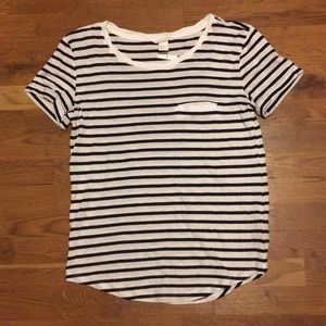 H&M Striped T-Shirt | Size: XS